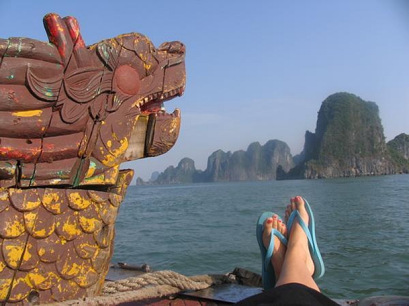 Halong dragon boat