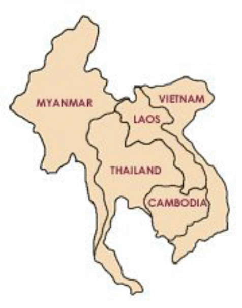 Indochina map